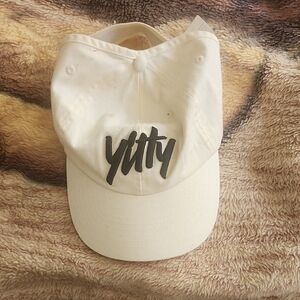 YITTY Kids Cream Hat with Black Logo